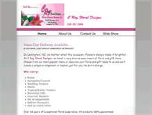 Tablet Screenshot of crayfloraldesigns.com